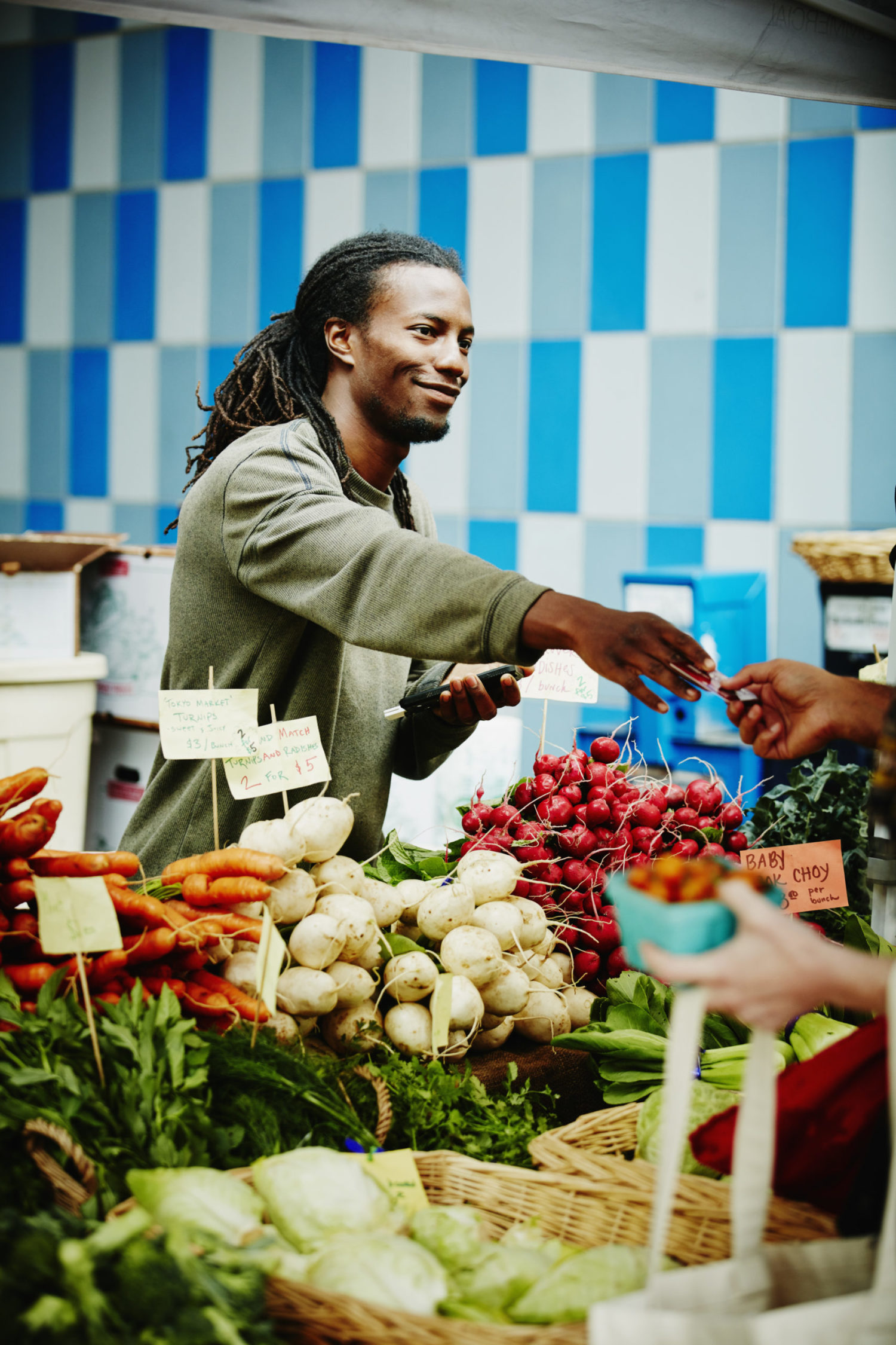 Farmer local produce